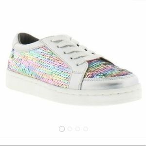 Kenneth Cole Luna Rosie sequin rainbow sneaker
